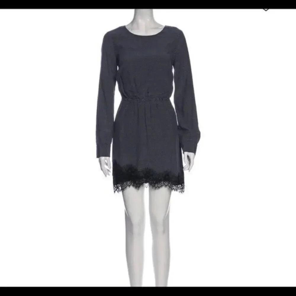 AVEC LES FILLES Anthropology 
Polka Dot Print Mini Dress